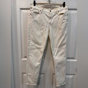 Citizens of Humanity Thompson Medium Rise Skinny Jeans Off White Women’s Size 30